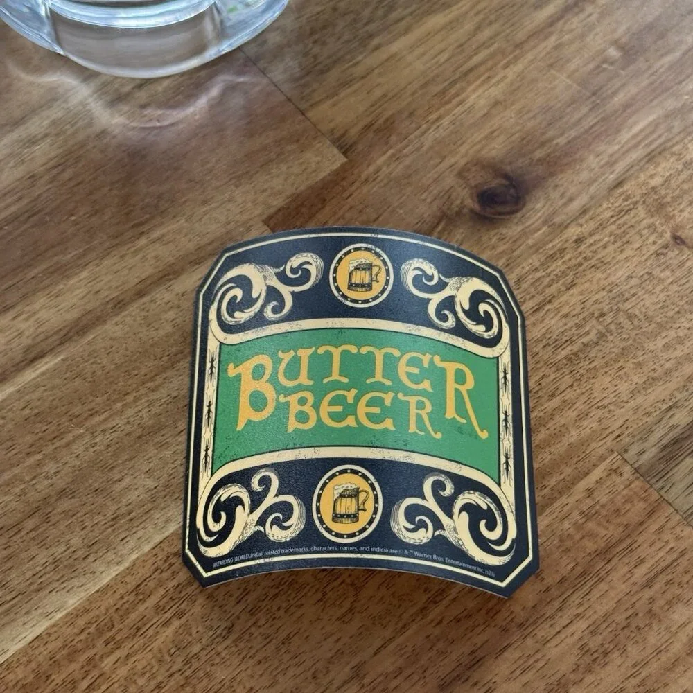 Harry Potter - Butterbeer Glass - Mug - Pewter Shield - Wizarding World NWT READ